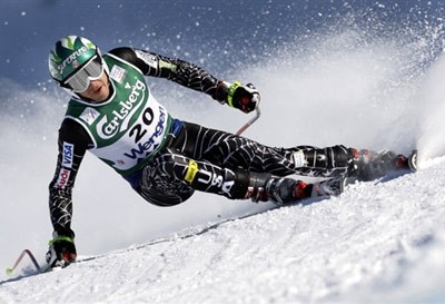 Bode MILLER, Descente de coupe du monde de ski alpin homme.…