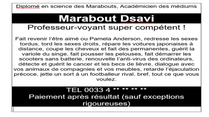 Marabout new1