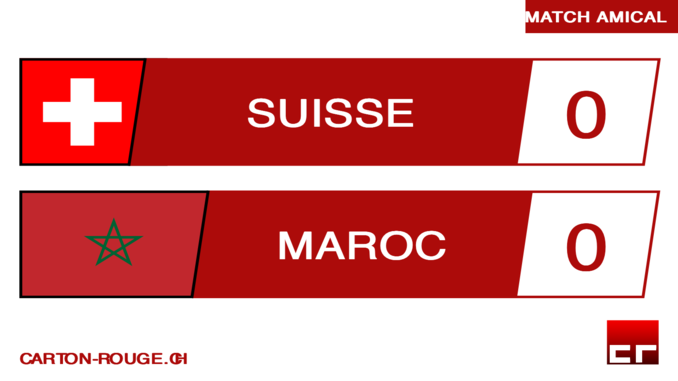 Match amical_SUI-MAR